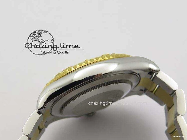 Dial Bracelet Yacht-Master 116622 On SS JF Best Blue A2836 Edition YG 0215